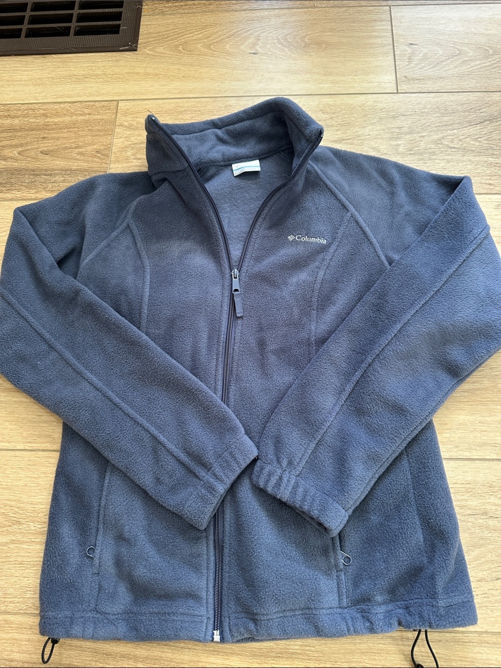 Columbia Navy Blue Full-Zip Fleece Jacket